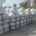 安徽 白麻花岗岩石材圆球，石球，挡车球，隔离球，景观石球，风水球等