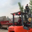 安徽 黄金麻冰裂纹，地铺石装车