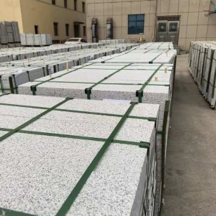 安徽 白麻花岗岩5.0公分荔枝面地铺石