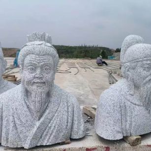 安徽 白麻花岗岩石材人物立体雕刻