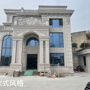 安徽 白麻花岗岩别墅外墙干挂