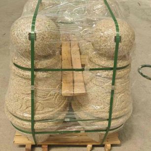 安徽 黄金麻异形定制雕花——棒棒糖挡车柱