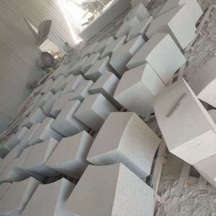 安徽 白麻花岗岩异形坐凳