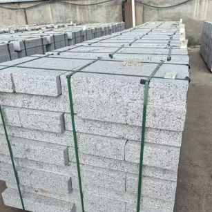 安徽 白麻花岗岩路沿石，弧形路沿石，道牙石，马路牙子，界石，路缘石，平沿石，直岩石，平缘石等