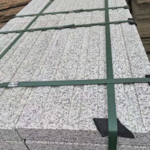 安徽 白麻花岗岩直行盲道石，盲条，地铺石