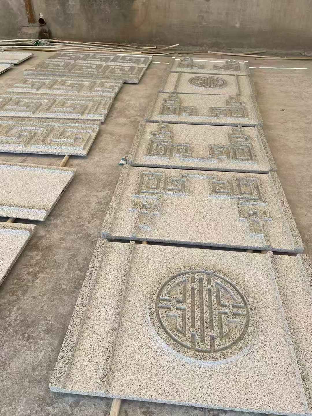 安徽 白麻花岗岩外墙立面雕刻板