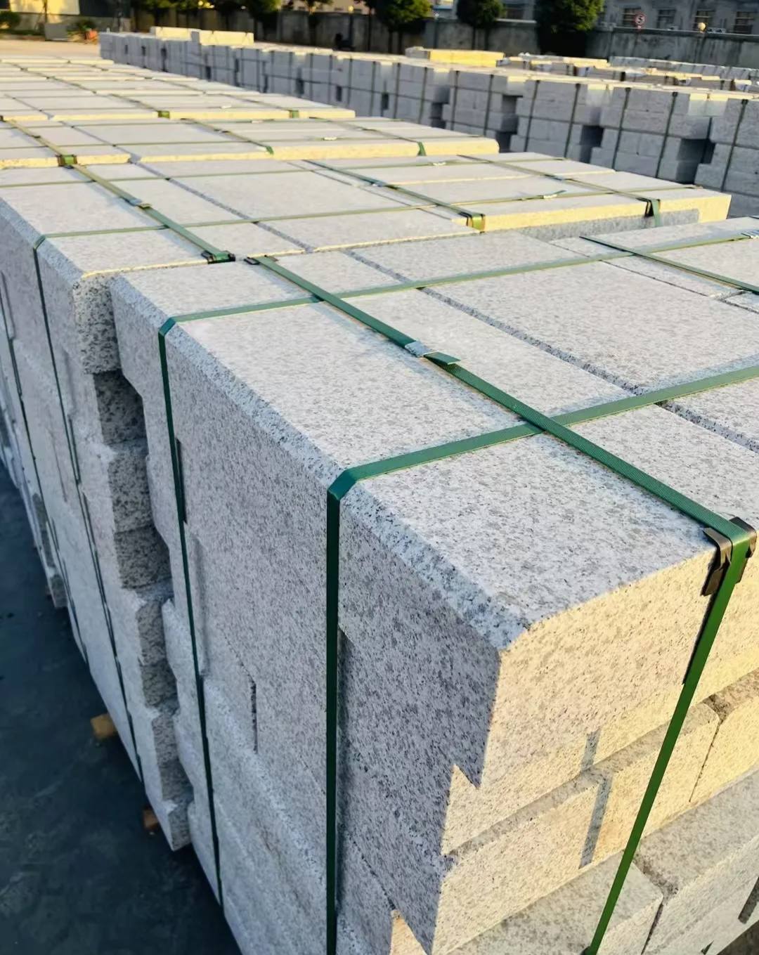 安徽 白麻花岗岩路沿石，马路牙子，路缘石，平石，立缘石等