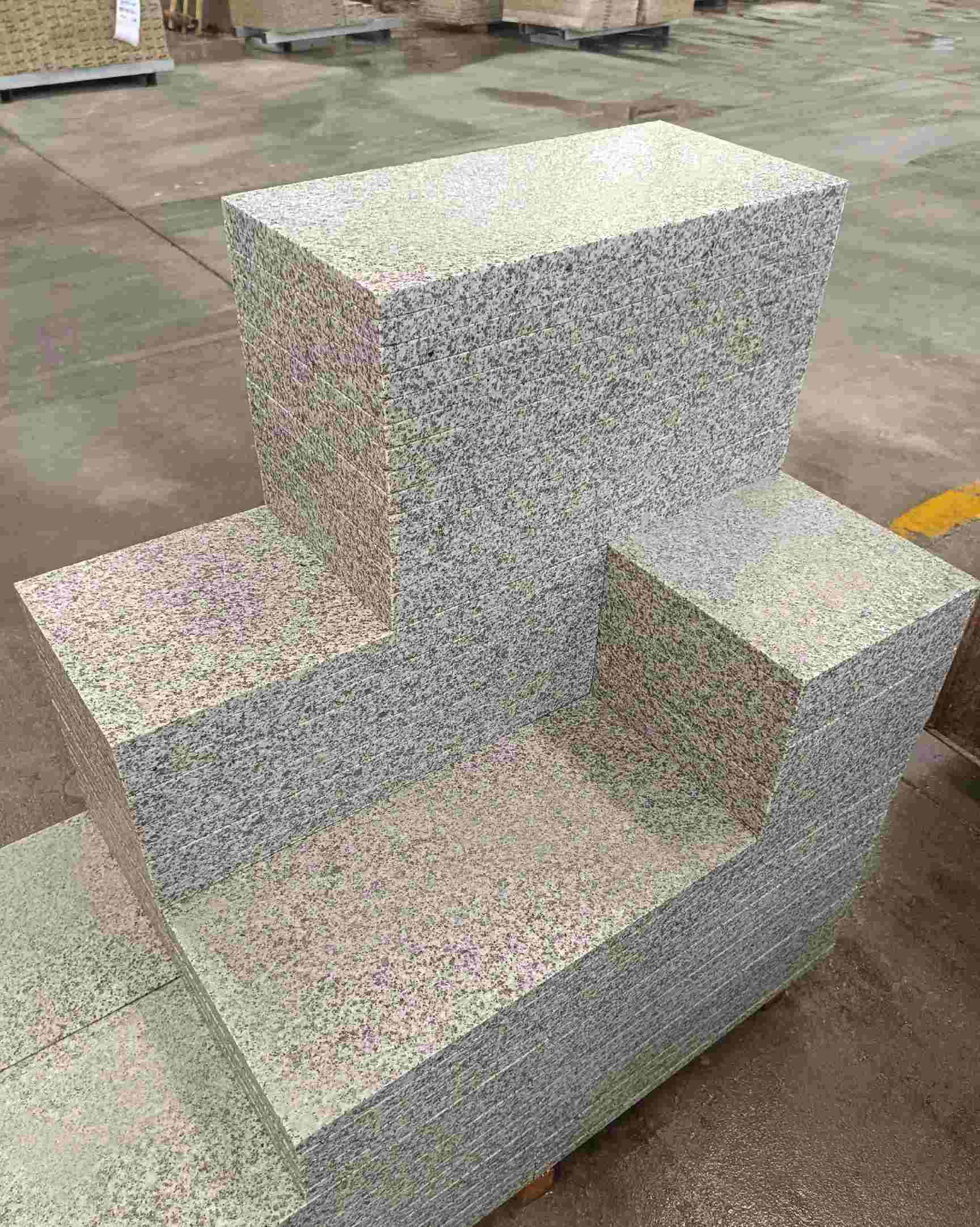 安徽 白麻花岗岩荔枝面地铺石