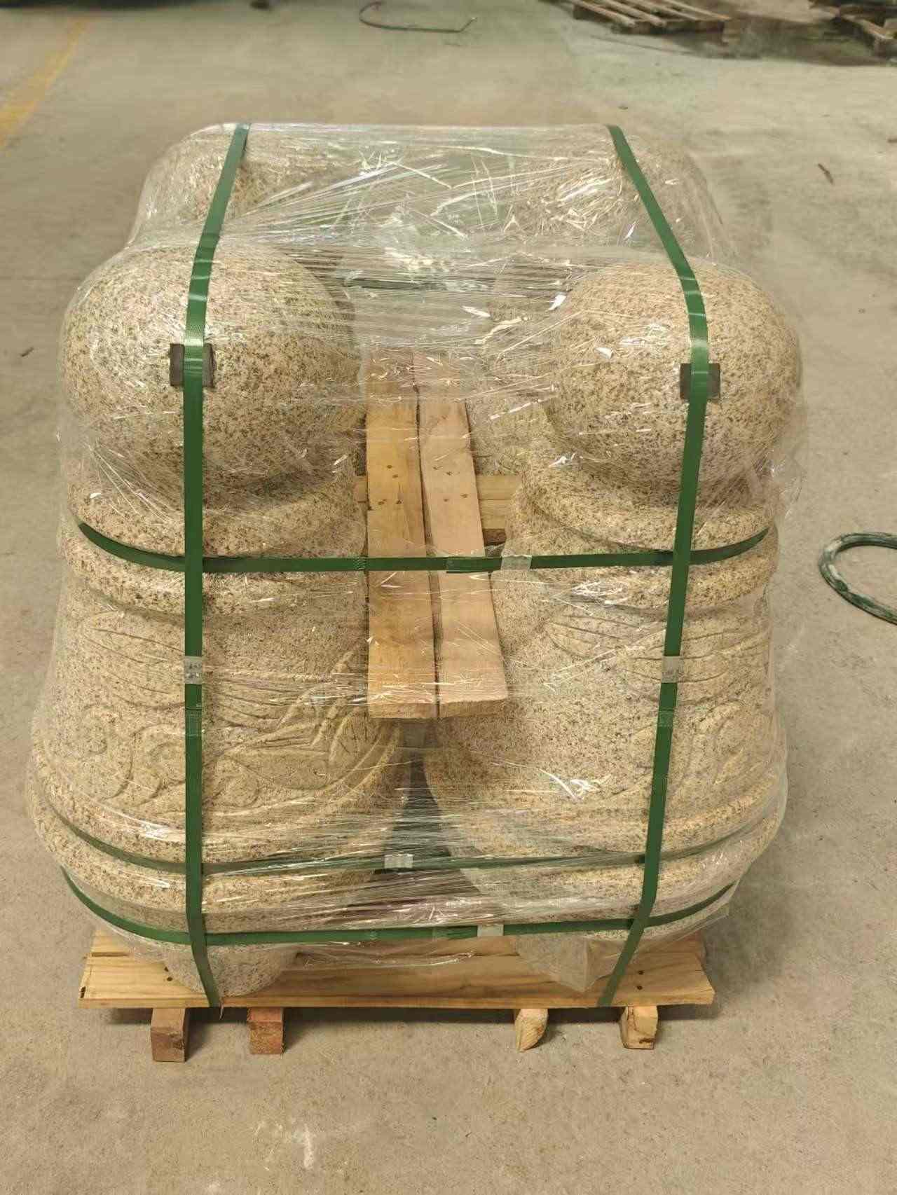 安徽 黄金麻异形定制雕花——棒棒糖挡车柱