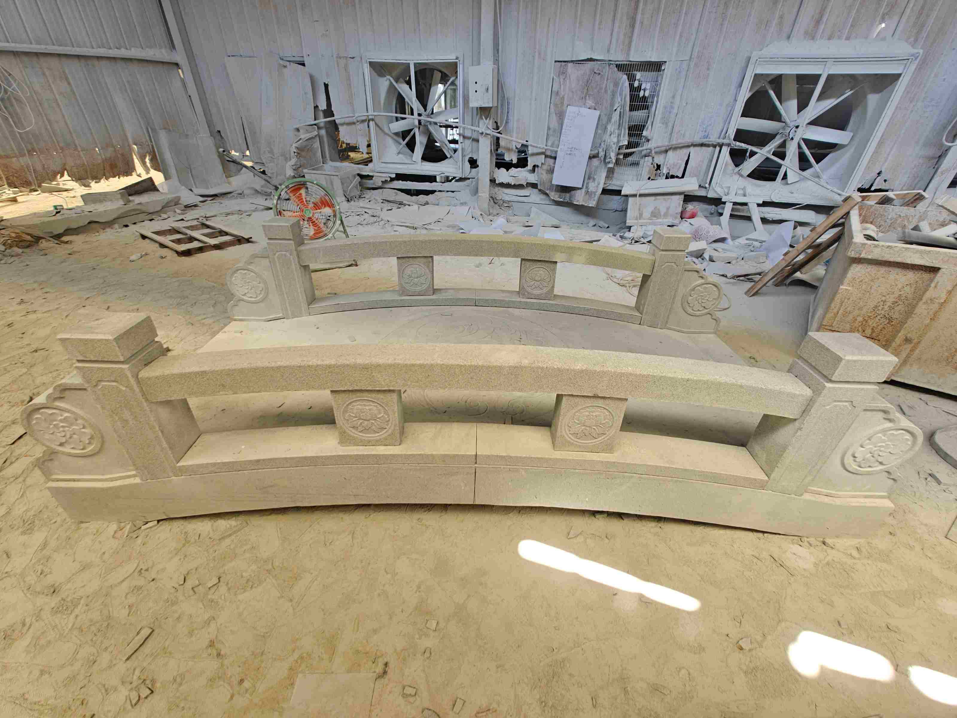 安徽 芝麻灰花岗岩异形加工-拱桥，石桥