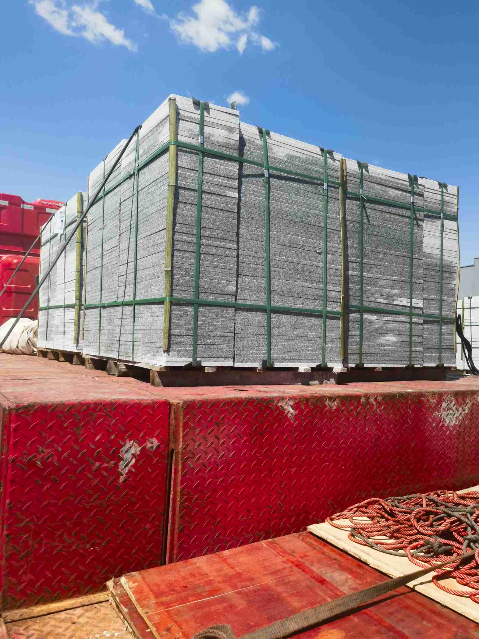 安徽 芝麻白火烧规格板地铺石300*600/600*600