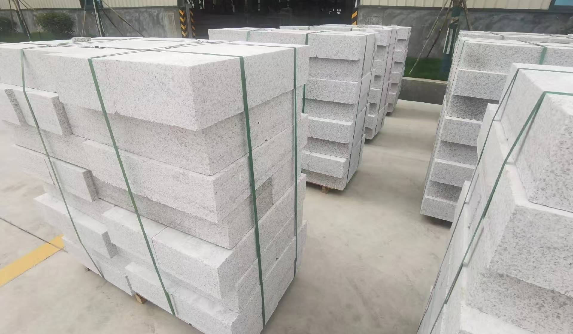 安徽 白麻花岗岩路沿石，立缘石，平缘石，路牙石，道牙石，马路牙子等